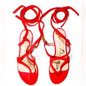 Sam Edelman Coral Lace Up Thong Sandal